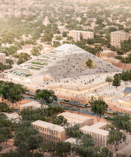 francis kéré unveils stepped pyramidal plans for burkina faso's new national assembly