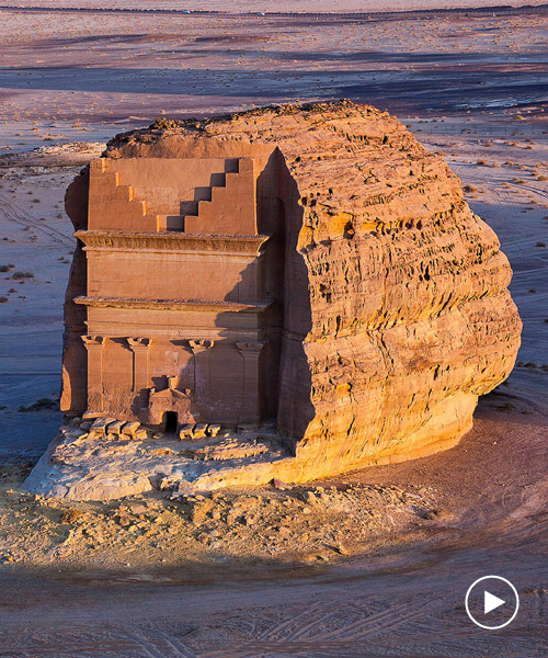 jean nouvel to design a luxury resort among the rocks of al-ula in saudi arabia