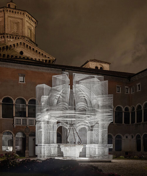 edoardo tresoldi envisions dante's ghostly castle in ravenna with newly completed 'sacral'