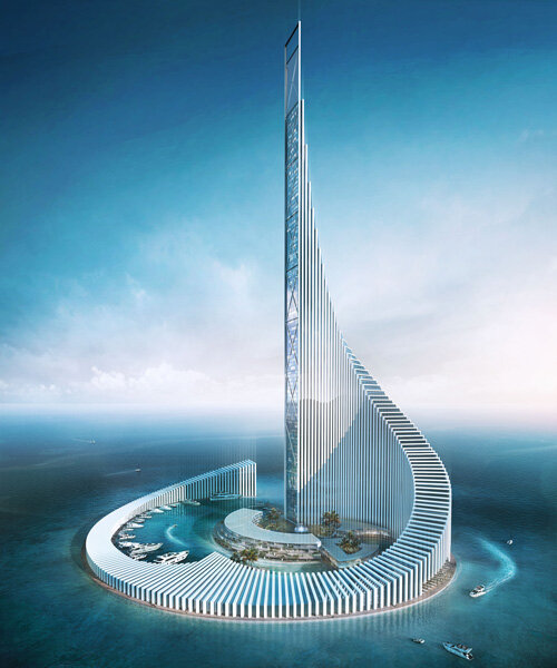 plans revealed for africa's second tallest skyscraper: zanzibar domino