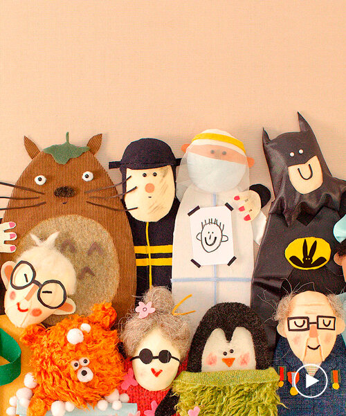 colorful felt figures by martin smatana illustrate 10 good news of 2022