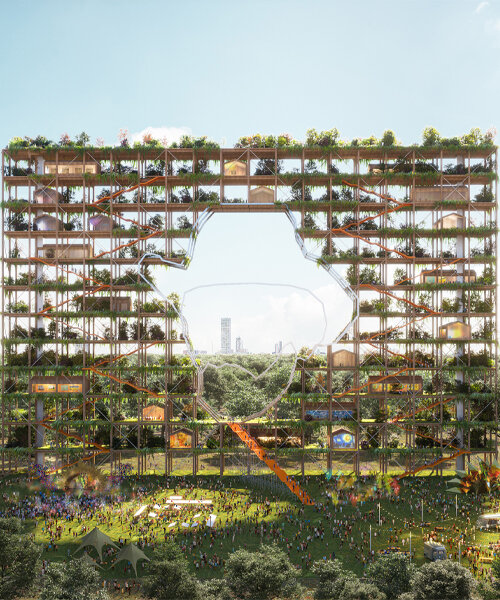 MVRDV envisions the brabant landscape, beloved by van gogh, as an experiential green hub
