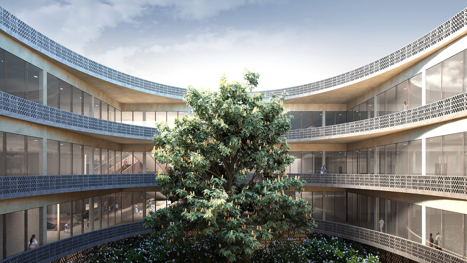 adjaye-associates-international-childrens-cancer-research-centre-ICCRC-kyebi-ghana-designboom-08a
