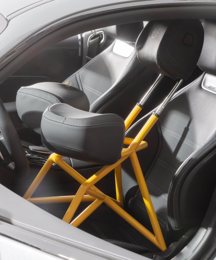 not for automotive use: MSCHF recycles parts of mercedes-AMG’s sports car into furniture